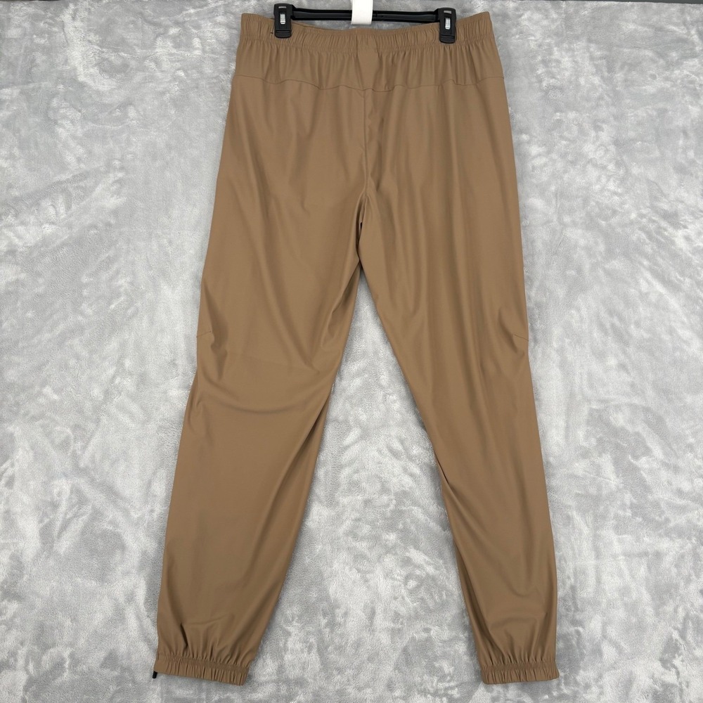 Reebok Tan Nylon Spandex Jogger Track Pants Mens Athletic Lounge Large - Picture 4 of 16